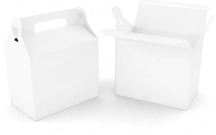 Белая картонная упаковка